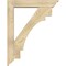 Ekena Millwork Merced Traditional Rough Sawn Bracket w/ Offset Brace, Douglas Fir, 6"W x 30"D x 38"H BKT0604X30X38MRC01RDF - alternate 2